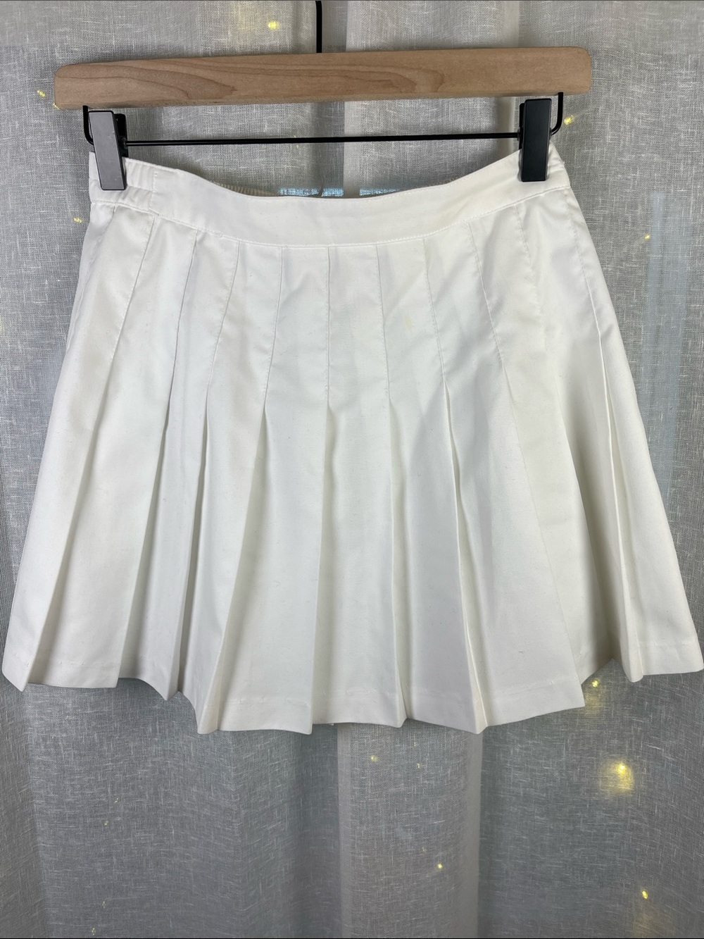 Vital Women's White Pleated Mini Skirt - Clean Tennis Style